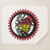 4つの高貴な女性毛布 シェルパブランケット (正面(横))