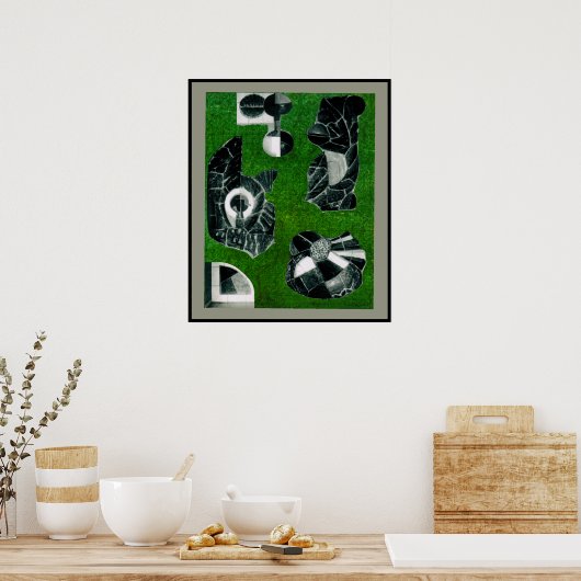 4つの ポスター (キッチン)