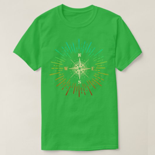 4つの(鳥)ショウジョウコウカンチョウ方向 Tシャツ (デザイン正面)