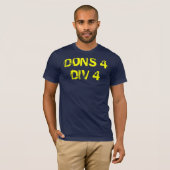 4つのDIV 4を着ます Tシャツ (正面フル)