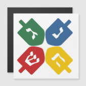 4つのdreidel (正面/裏面)