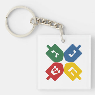 4つのdreidel キーホルダー