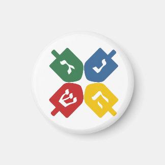 4つのdreidel マグネット