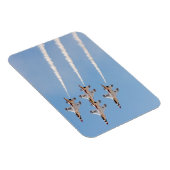 4つのF-16雷鳥は近い形で飛ぶ マグネット (右側)