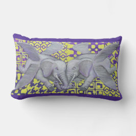 4つのWingsPhotoの拡大 ランバークッション