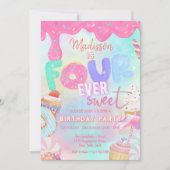 4つはとても甘い 招待状 (正面)