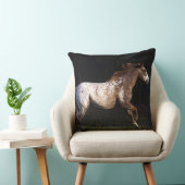 4つを走っているAppaloosaの馬 クッション (椅子)