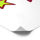 4つ星に達する ポスター (角)