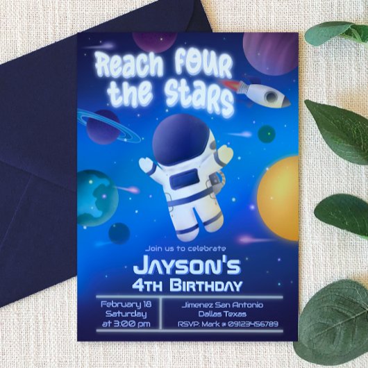 4つ星に達する – 宇宙 招待状
