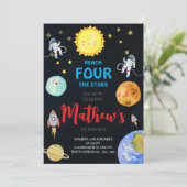 4つ星の宇宙誕生日会にリーチ 招待状 (スタンド正面)