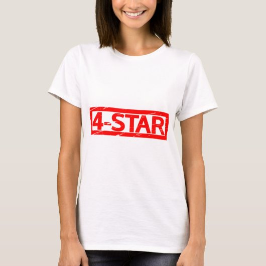 4つ星スタンプ Tシャツ (正面)