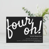 4つ！第40回白黒おもしろいミニマル 招待状 (スタンド正面)