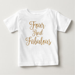 4と素晴らしい ベビーTシャツ