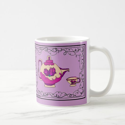 4のための茶 コーヒーマグカップ (右)