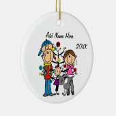4のカスタムオーナメントファミリー セラミックオーナメント (右)