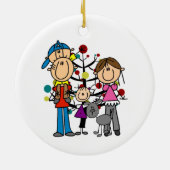 4のカスタムオーナメントファミリー セラミックオーナメント (裏面)