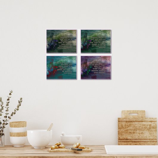 4は自信! ポスター (キッチン)