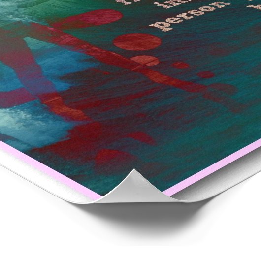 4は自信! ポスター (角)