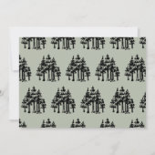 4アドベンチャーキャンプ写真少年4歳の誕生日 招待状 (裏面)