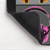 4アートポップ・アートのヘッドフォン マウスパッド (コーナー)