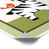 4インチ1セットジャングル動物8x10インチポスター ポスター (角)