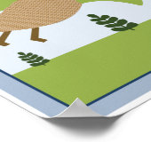 4インチ1恐竜/Dino 8x10インチ子供部屋アート ポスター (角)