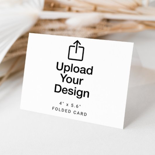 4インチx 5.6インチ折り曲げサンキューカード サンキューカード