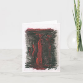 4インチX 5.6インチ折り畳みノートカード – "ENIGMA" 招待状