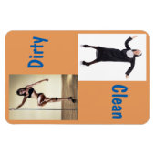 4インチx 6インチ踊りのNun& Sexy Dancer Clean/Dirty マグネット (横)