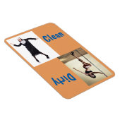 4インチx 6インチ踊りのNun& Sexy Dancer Clean/Dirty マグネット (右側)