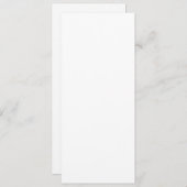 4インチx 9.25インチフラットクリスマスカード シーズンカード (正面/裏面)