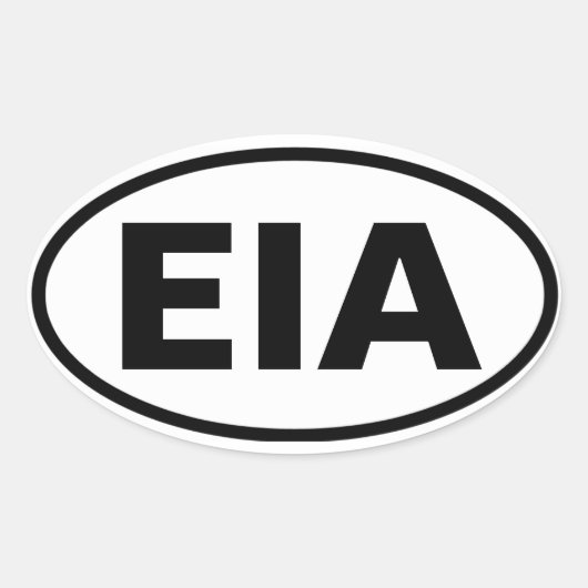 4エドモントン「EIA」 楕円形シール (正面)