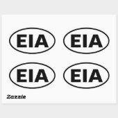 4エドモントン「EIA」 楕円形シール (シート)