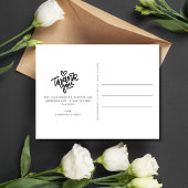 4エレガント写真コラージュ結婚の感謝 ポストカード