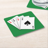 4エースコースターセット スクエアペーパーコースター (アングル)