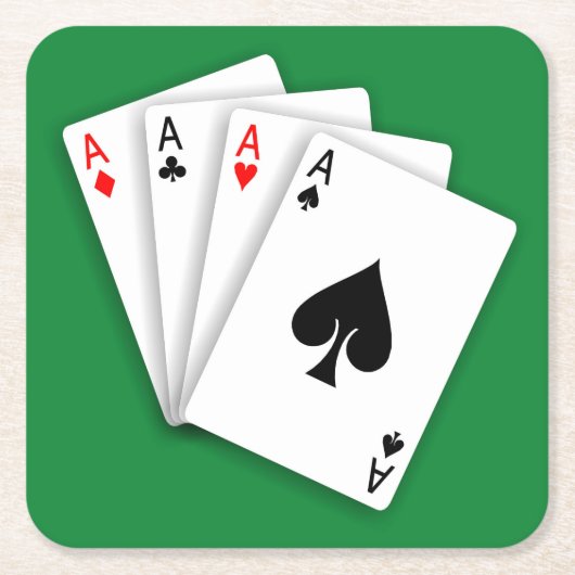 4エースコースターセット スクエアペーパーコースター (正面)