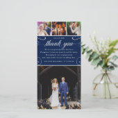 4カスタムフォト結婚カラーお礼フォトカード サンキューカード (スタンド正面)