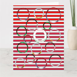 4カスタム写真🎄フェスティバルクリスマス カード