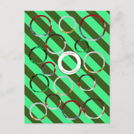 4カスタム写真🎄フェスティバルクリスマス シーズンポストカード