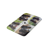 4カスタム枚ペット写真コラージュテンプレート&文字 バスマット (アングル)