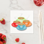 4カップのコーヒー紙ナプキン スタンダードカクテルナプキン (インサイチュ)