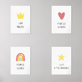 4カラフルのway makerポスターセット (正面)