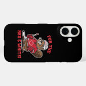 4カ国がグローバル顔オフ・カナダ Case-Mate iPhoneケース (裏面 (横))