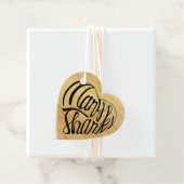 4カ国語で多感謝していくのハートの形をした フェイバータグ (インサイチュ)