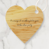 4カ感謝してい国語では心の形が大きい フェイバータグ (裏面)