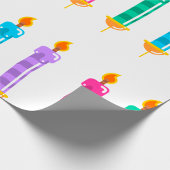 4キャンドル灯火炎ラッピング紙 ラッピングペーパー