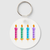 4キャンドル軽量フレームキーチェーン キーホルダー (正面)