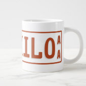 4キロのタクシーAddis ababaジャンボマグ ジャンボコーヒーマグカップ (右)