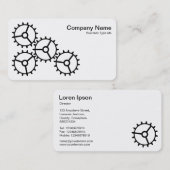 4ギアIII – 白黒 名刺 (正面/裏面)