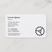 4ギアIII – 白黒 名刺 (裏面)